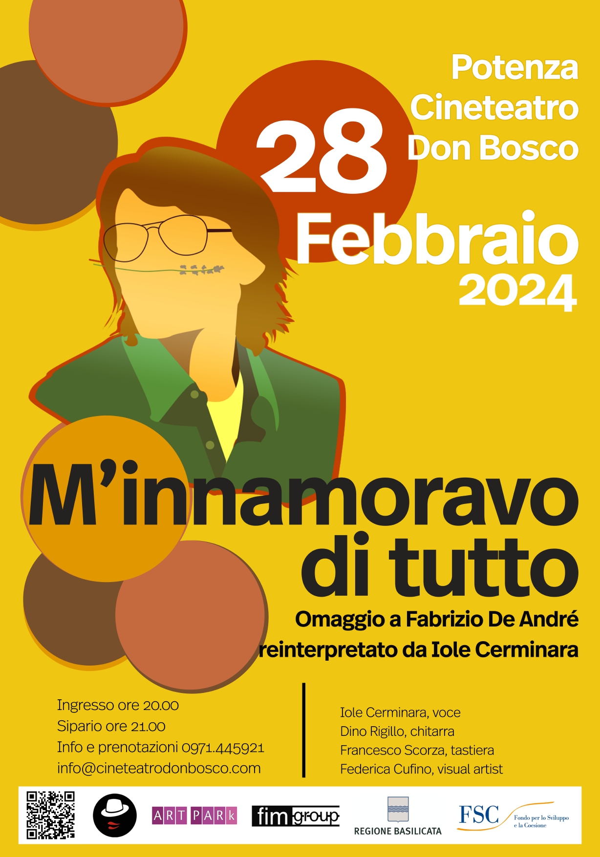 "M'innamoravo di tutto: omaggio a Fabrizio de André"