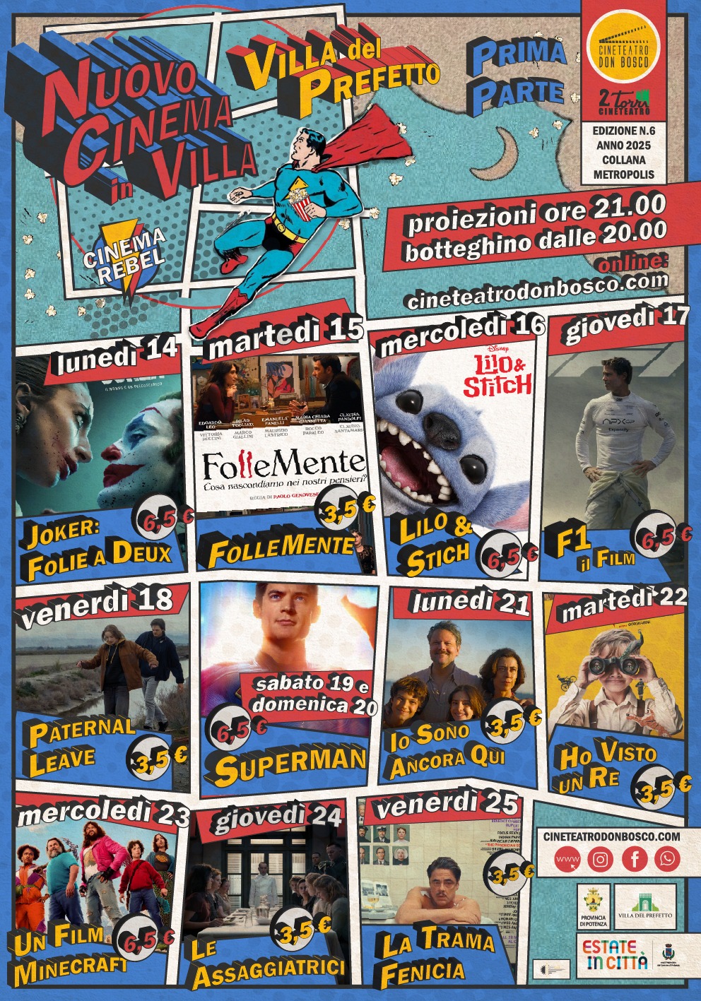 Programma Nuovo Cinema in Villa