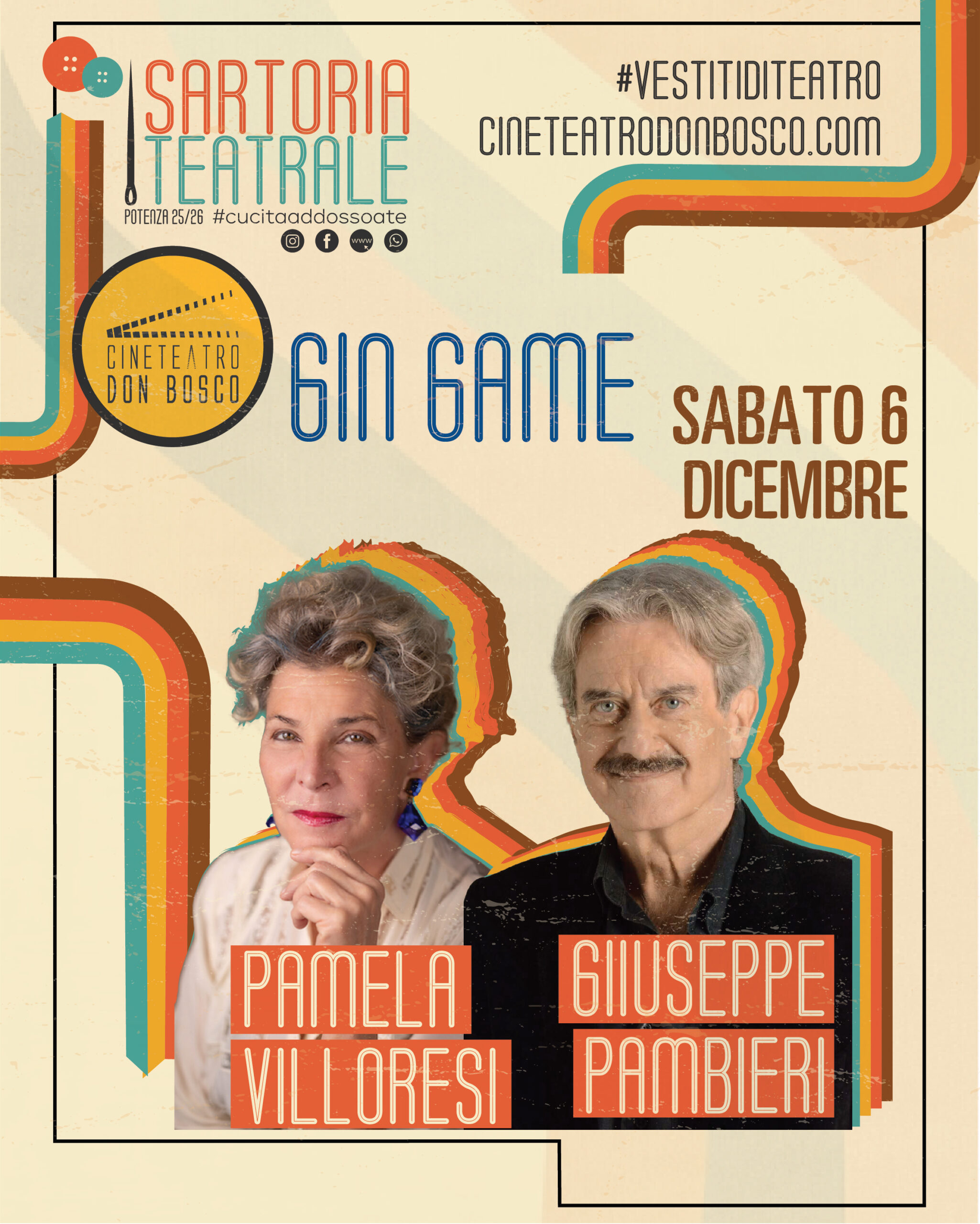 Pamela Villoresi - Giuseppe Pambieri | GIN GAME