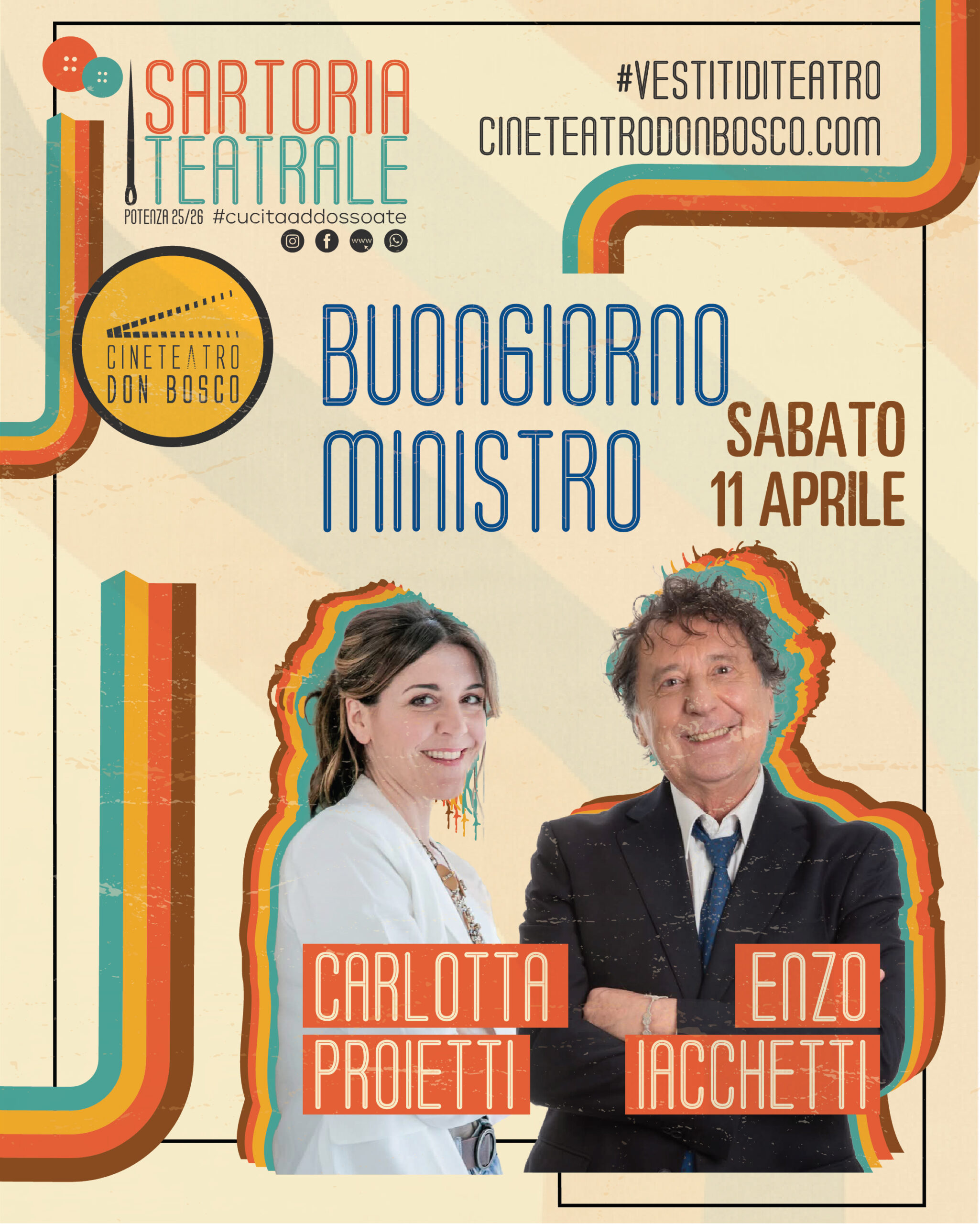 Enzo Iacchetti - Carlotta Proietti | BUONGIORNO MINISTRO