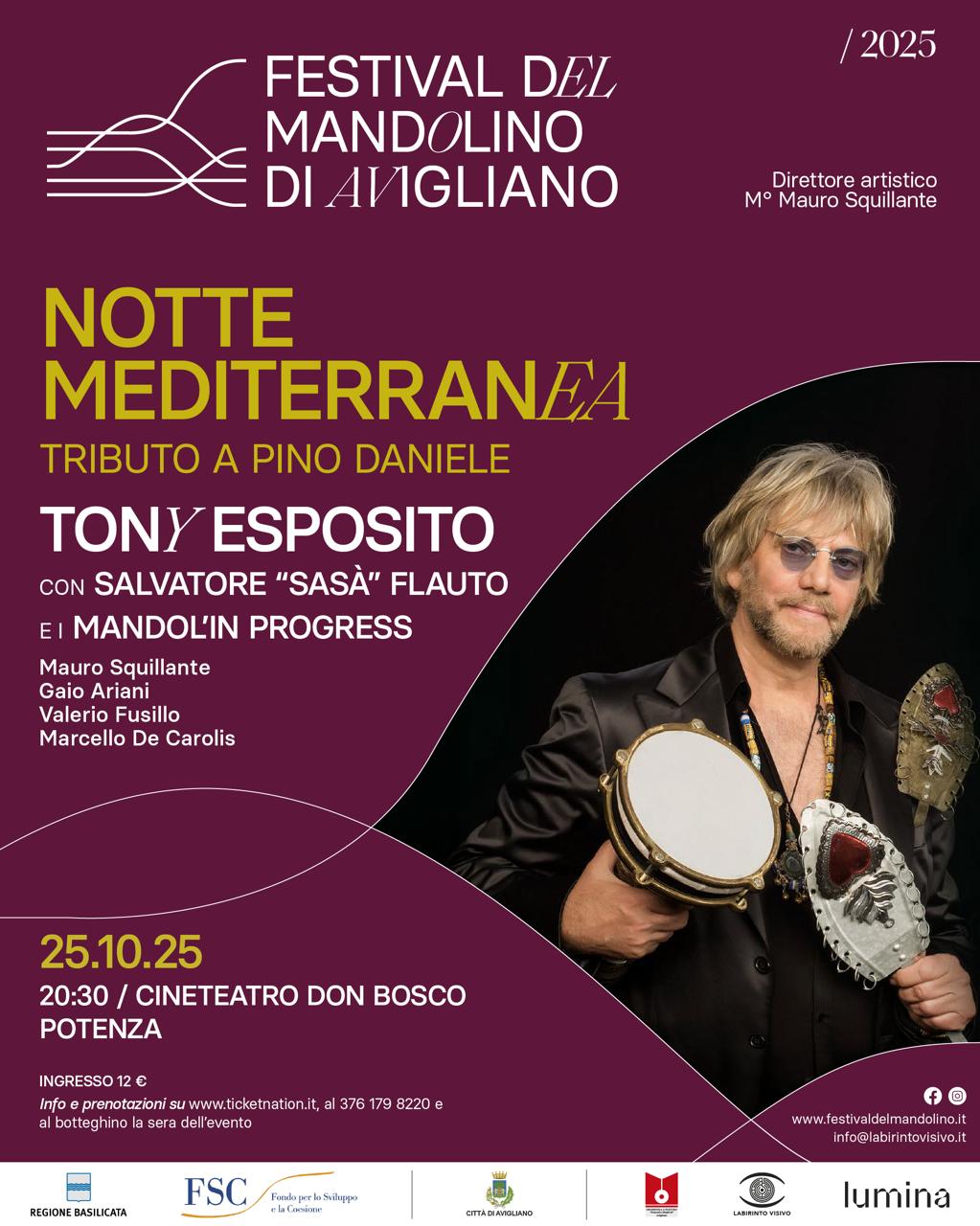 Notte mediterranea - Tony Esposito e i Mandol'in Progress