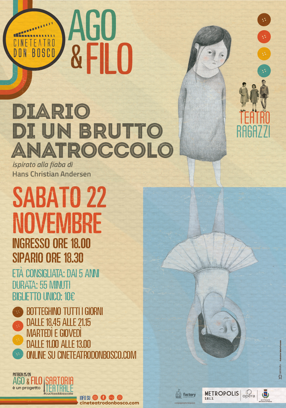 DIARIO DI UN BRUTTO ANATROCCOLO